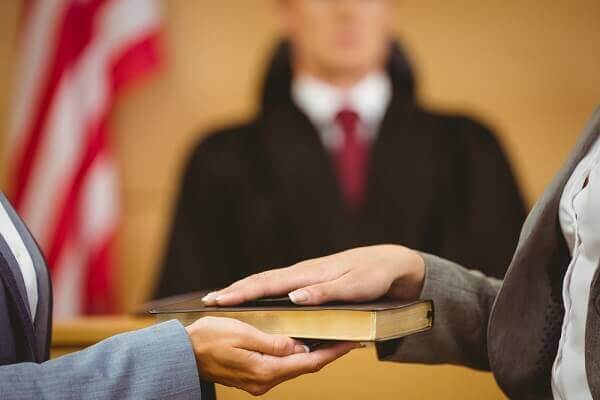 witness in court